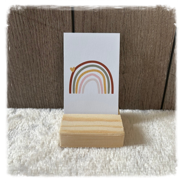 Minikaartje 'Regenboog'