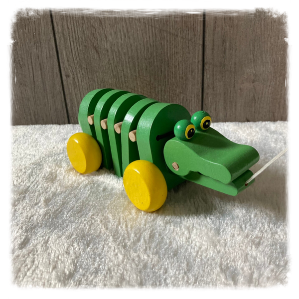 Trekdier krokodil (met naam)