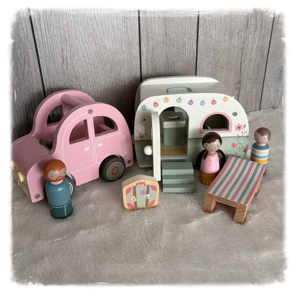 Little Dutch auto met caravan