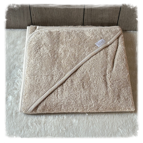 Funnies Badcape Cream (met naam)