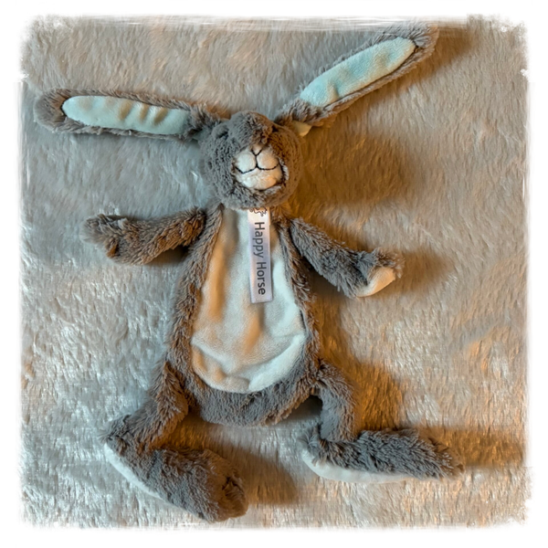 Happy Horse knuffeldoek Grey Rabbit Twine 20cm