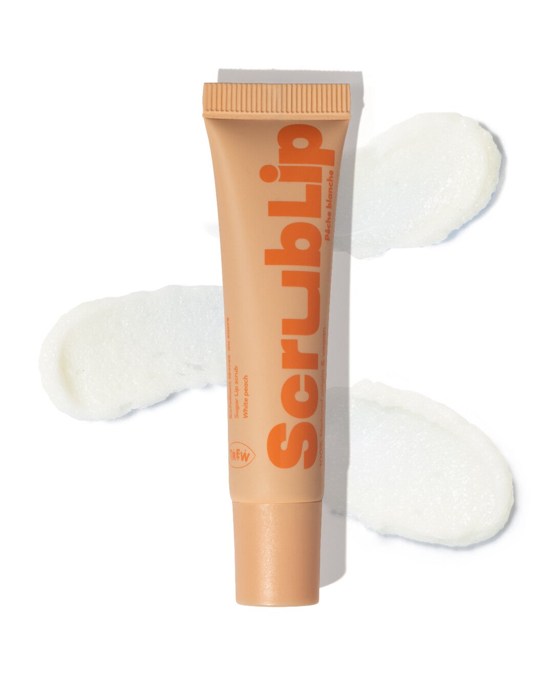Scrub lip balm white peach