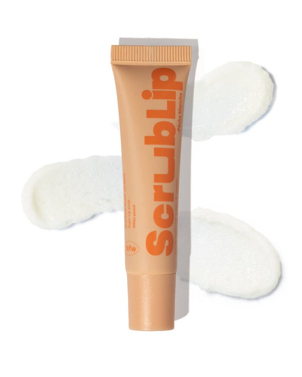 Scrub lip balm white peach