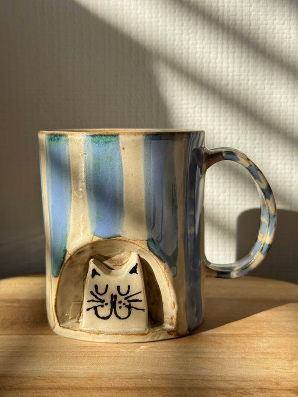 Kattenmok blue Stripes