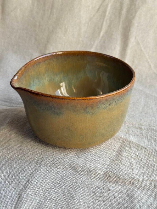 Ambachtelijke Matcha Bowl Keramiek – Aardse Glazuur (300ml)