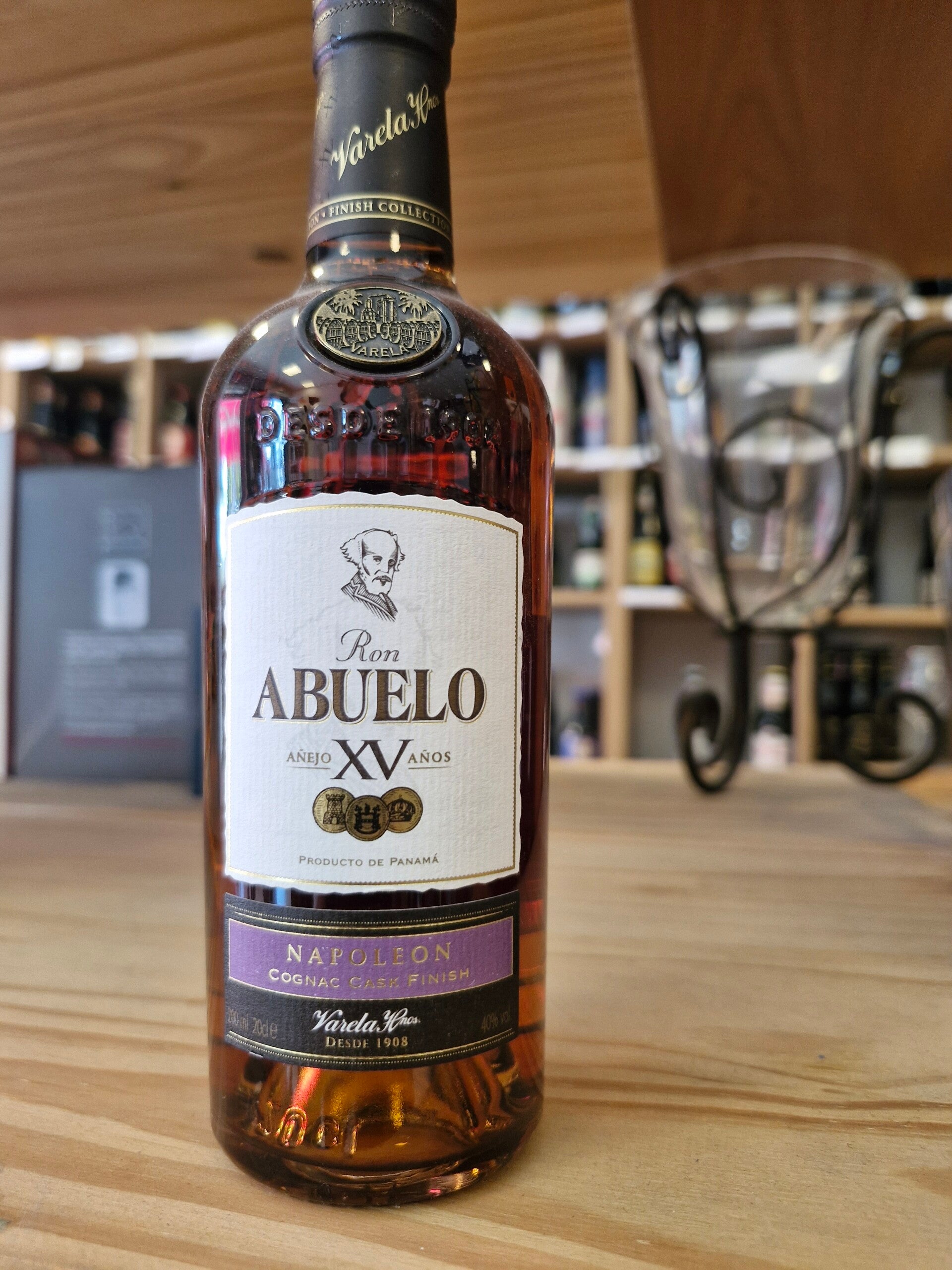 Rhum Abuelo XV Napoleón Cognac Cask Finish 20 cl