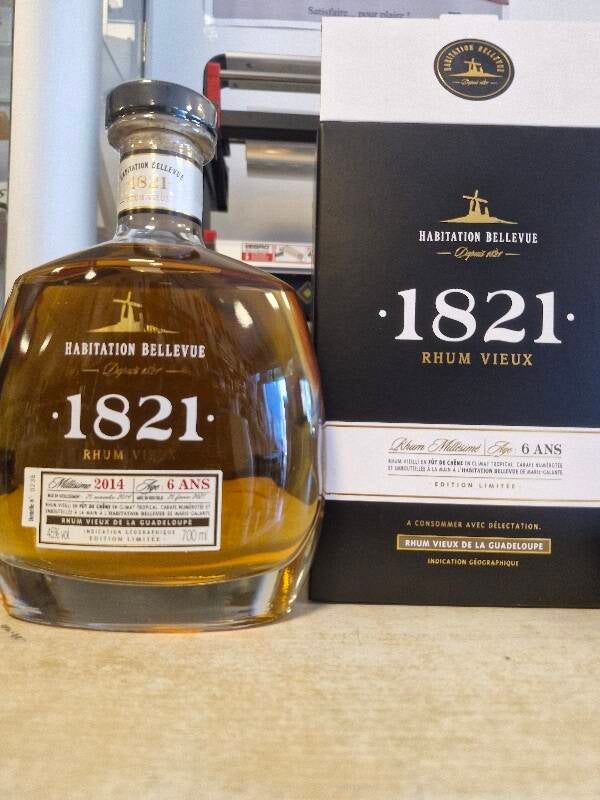 Rhum Habitation Bellevue 6 ans millésime 2014
