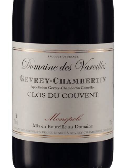 Gevrey Chambertin 1ier cru rouge "clos du couvent" 2013 Domaine des Varoilles