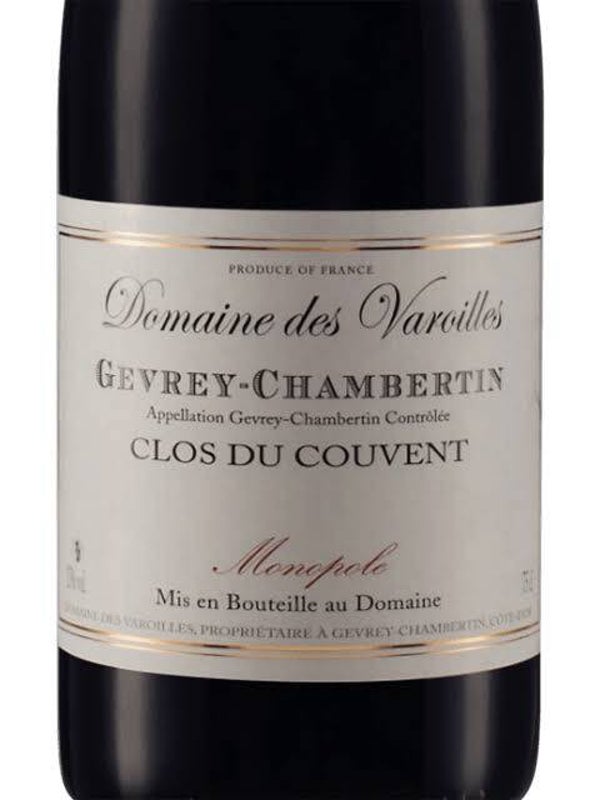 Gevrey Chambertin 1ier cru rouge "clos du couvent" 2013 Domaine des Varoilles