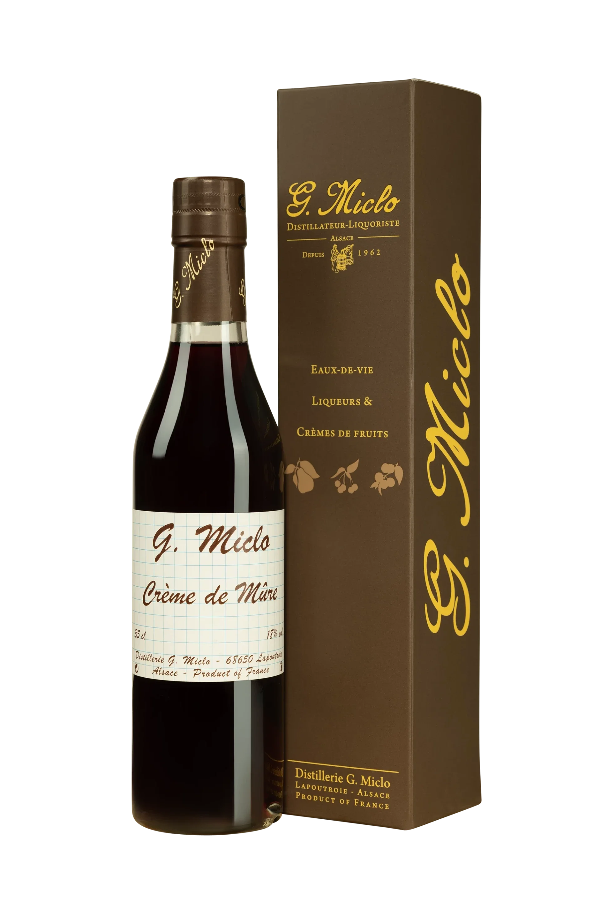 Crème de mure Miclo 35 cl 18%