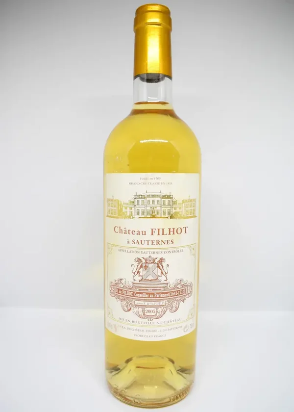 Sauternes Chateau Filot 1er grand cru classé 2005