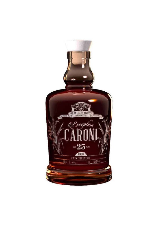Rhum CARONI 23 ANS Famille Ricci 63.6°