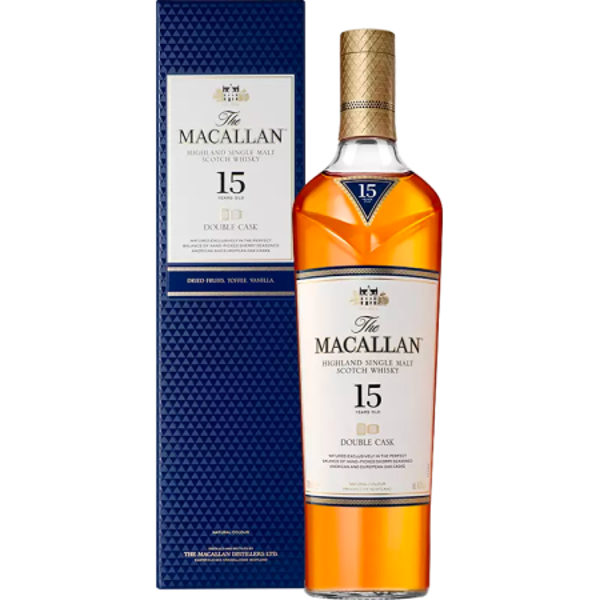 Whisky Macallan 15 ans double cask en étui 43% (1 bouteille par acheteur)