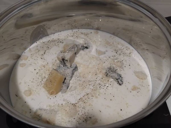 Sauce parmesan/ gorgonzola pour pâtes