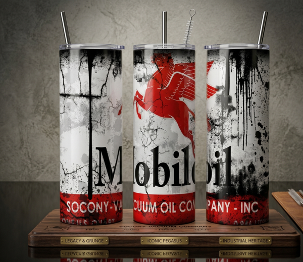 Mobiloil Retro Becher – Vintage Pegasus
