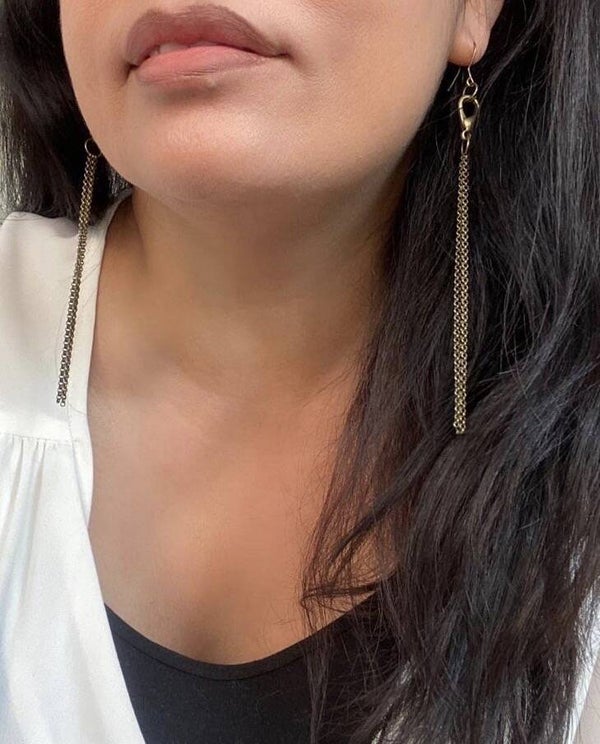 Copper earrings
