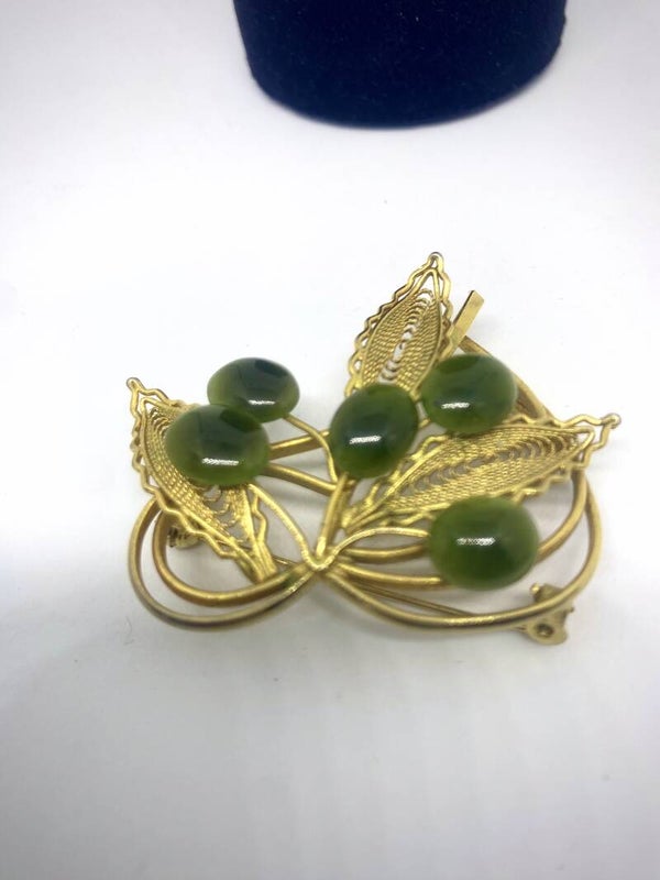 Vintage Filigree Brooch