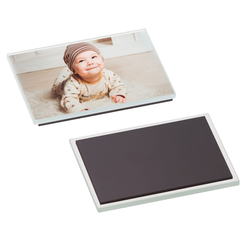 Magnet rectangulaire en verre