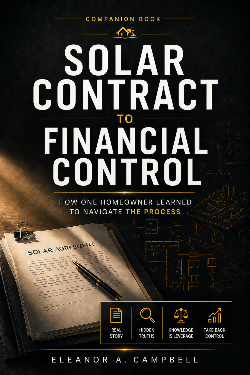 Book cover for Solar Contract to Financial Control by Eleanor A. Campbell