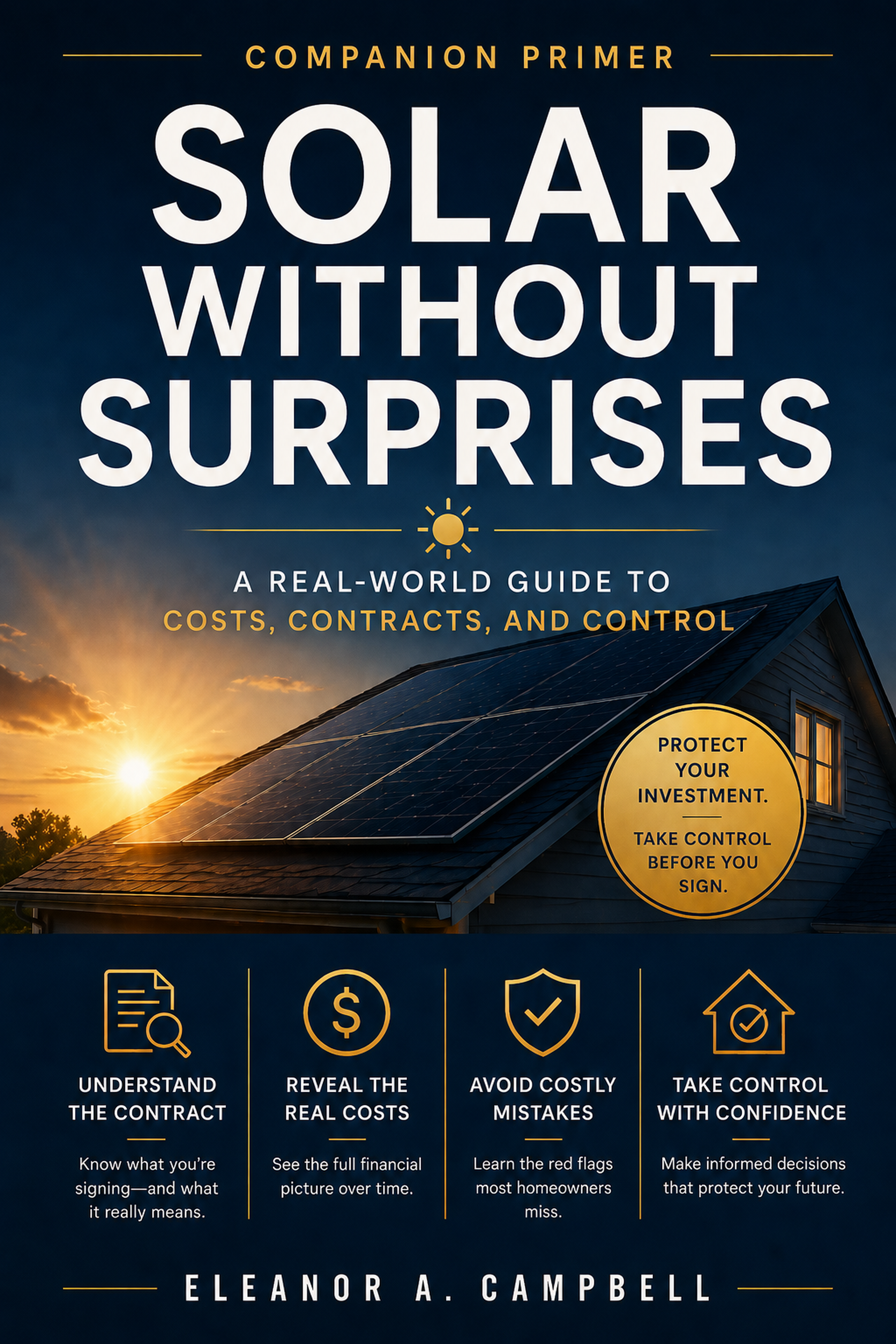 Book cover for Solar Without Surprises by Eleanor A. Campbell