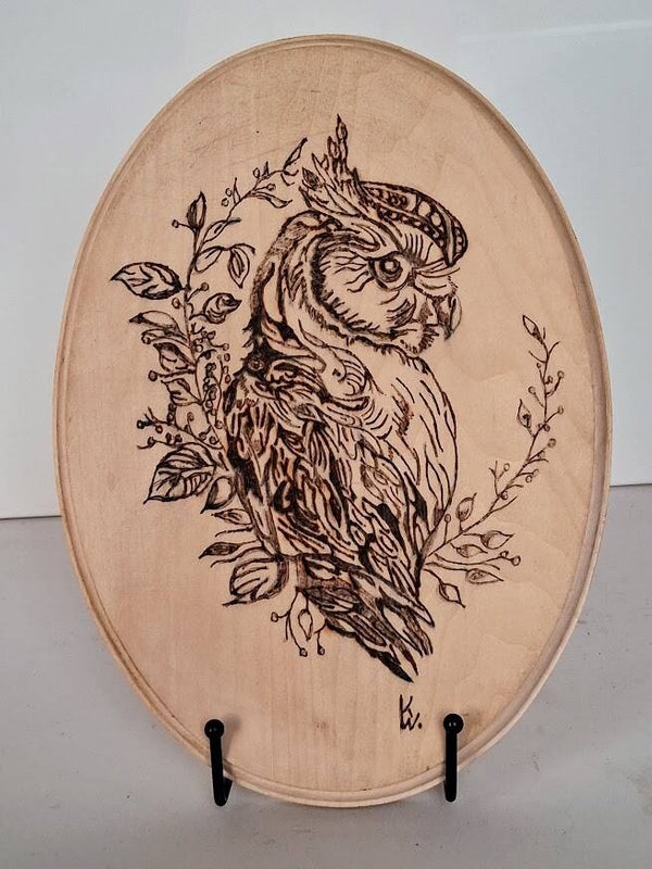 „Hüterin des Waldes – Pyrographie“