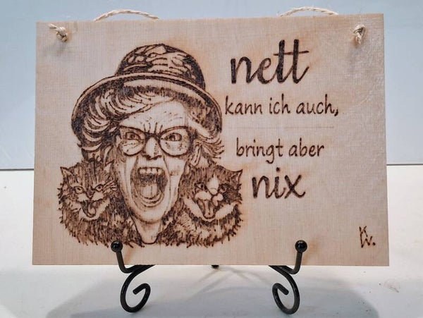 Bild mit Spruch
