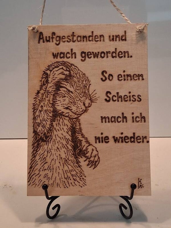 Bild mit Spruch