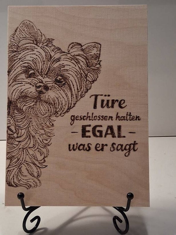 Wandbild mit Text