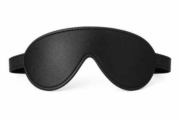 Masque Noir Simili cuir