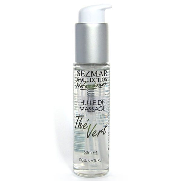 Huile de massage professionnelle Thé Vert 100% naturelle 50 ml