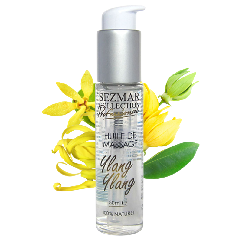 Huile de massage professionnelle Ylang Ylang 100% naturelle 50 ml