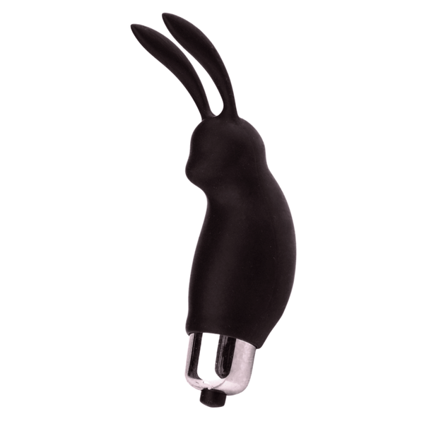 Mini Stimulateur Clitoridien Lapin Noir + 1 dosette lubrifiant — Pocket Pleasure
