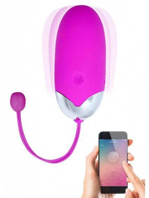 Oeuf vibrant puissant USB avec application smatphone