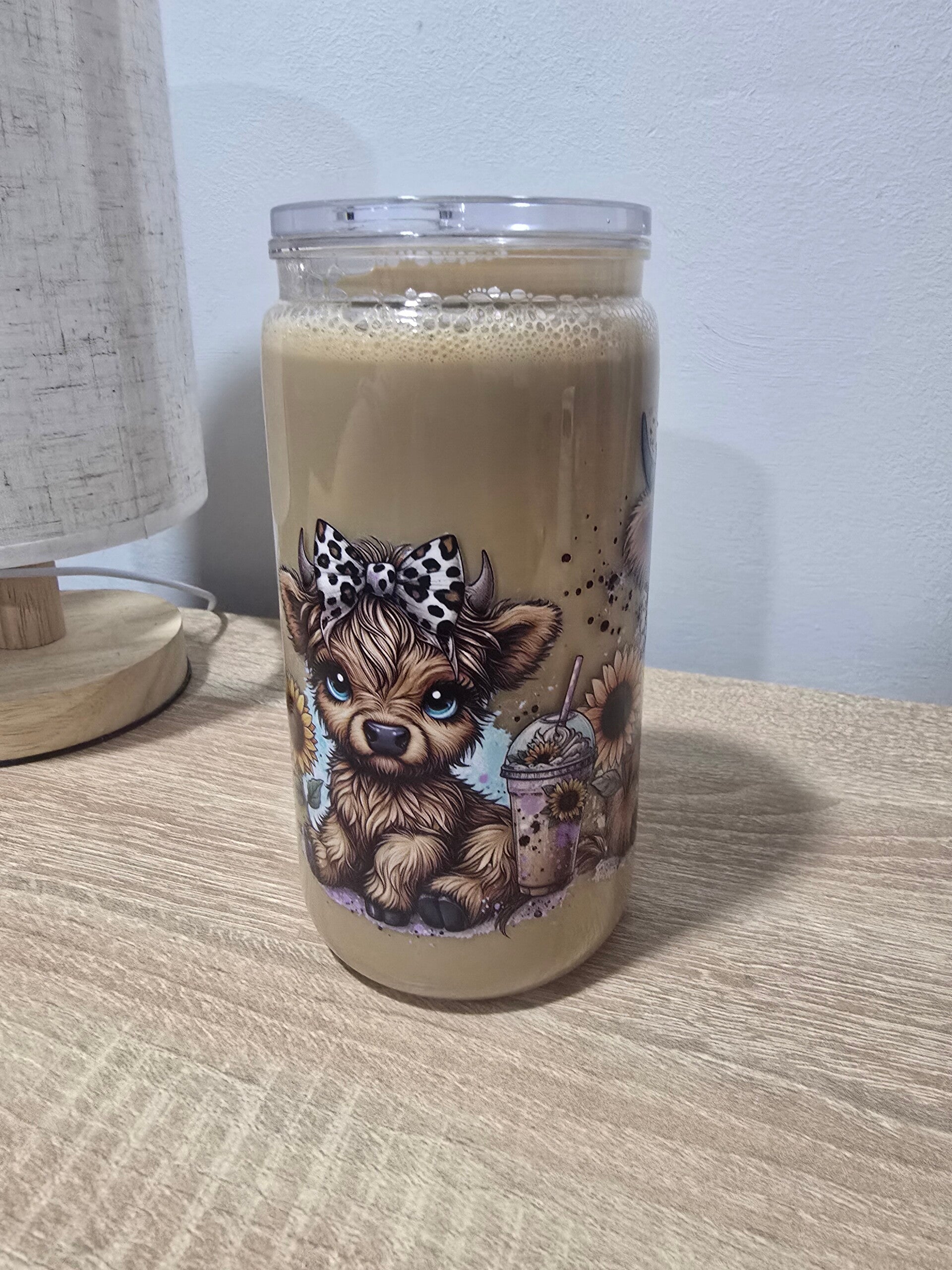16oz Cow coffe style tumbler