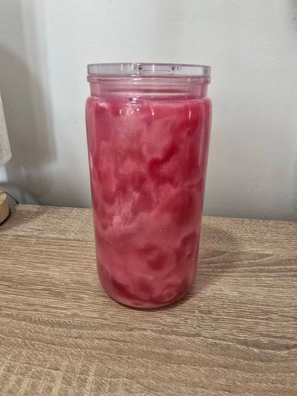 Pink Cats eye effect Mica cup