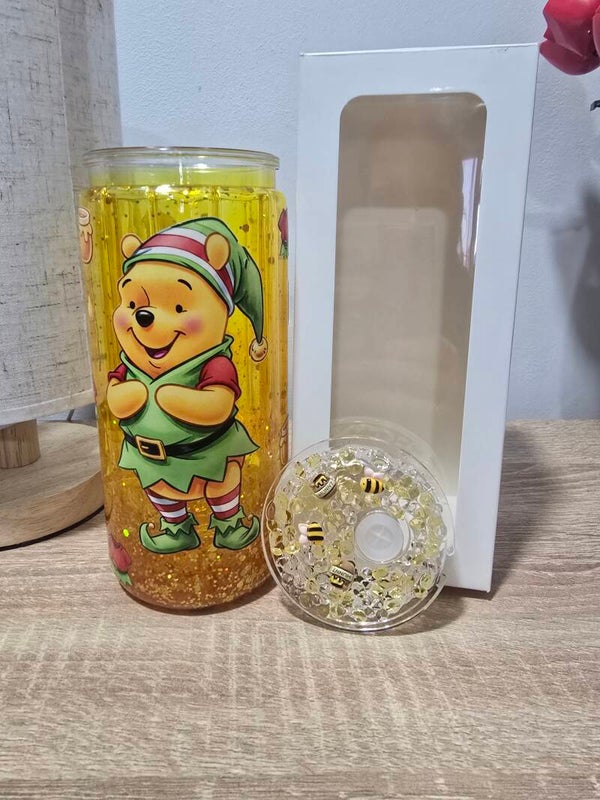 20oz Pooh honey drink with lid
