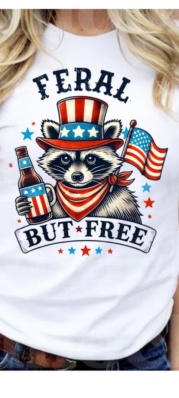 Feral But Free T-Shirt 🇺🇸