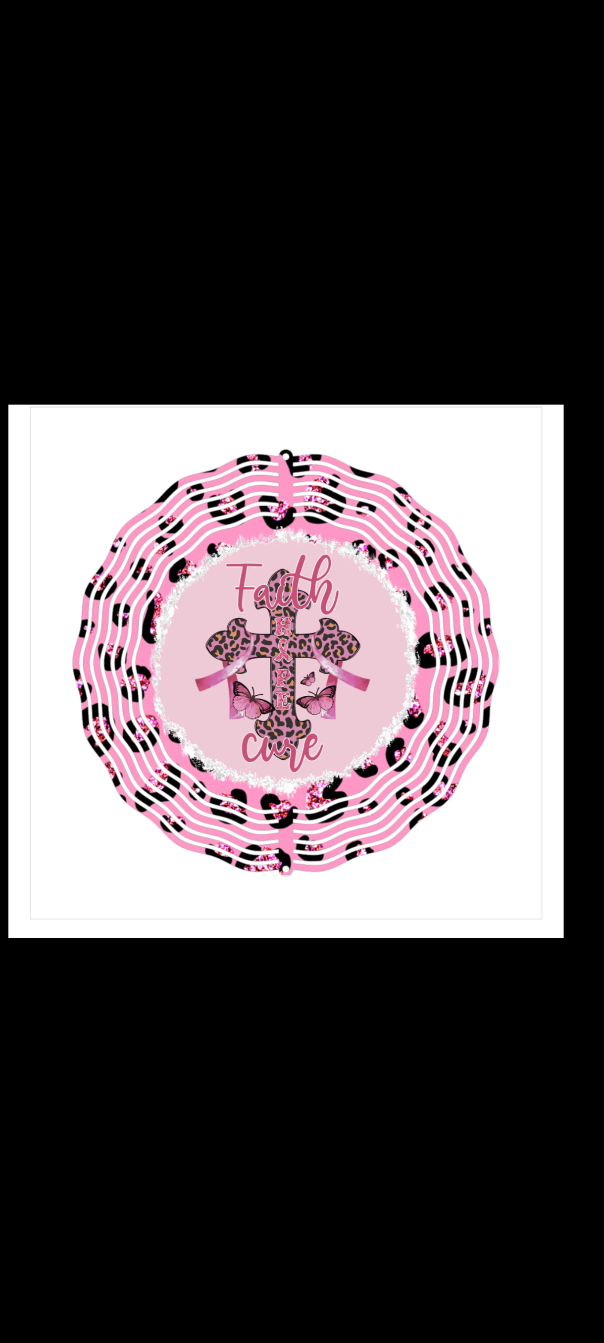 Faith Cross Wind Spinner ✝️💗