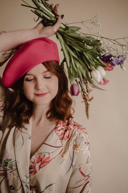 fotoshoot met bloemen