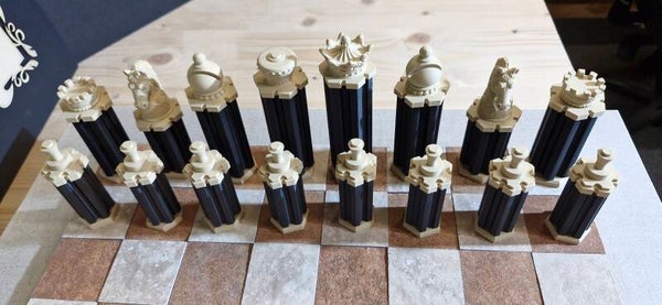 Pièce d'échecs lestées