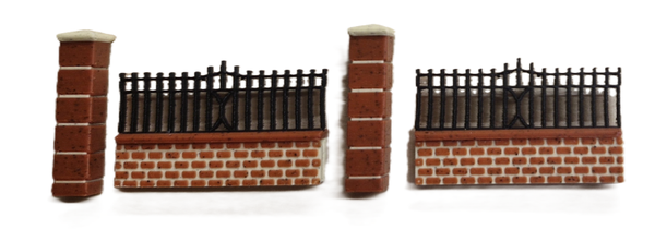 Mur et grilles pour modélisme ferroviaire Echelle HO