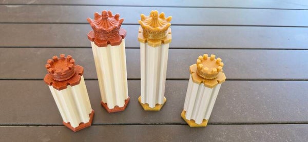 Pièce d'échecs lestées