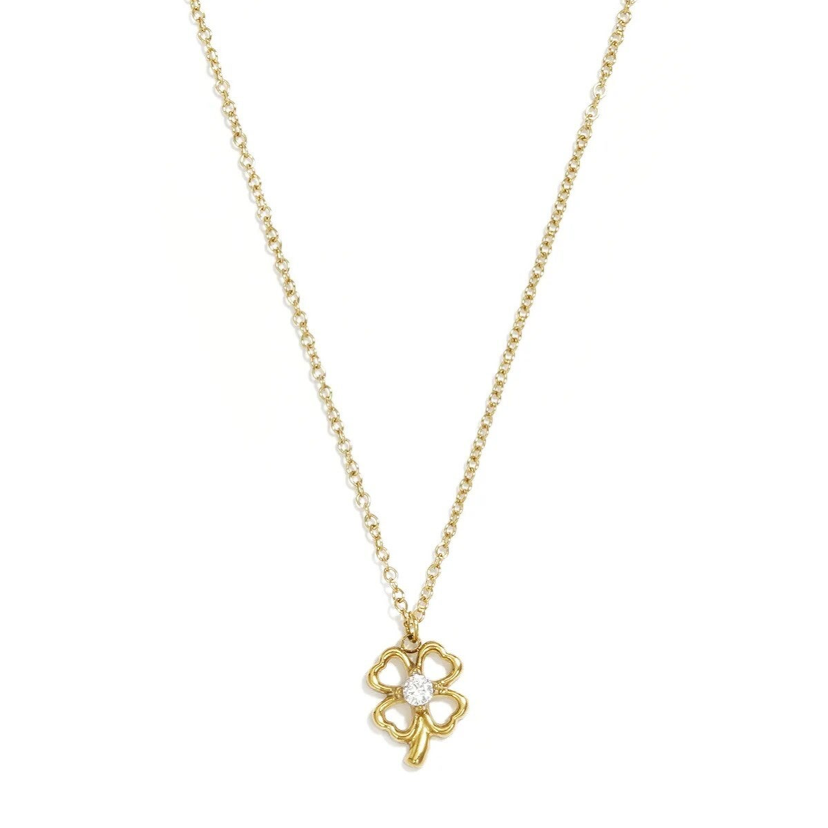 Ketting Klavermotief
