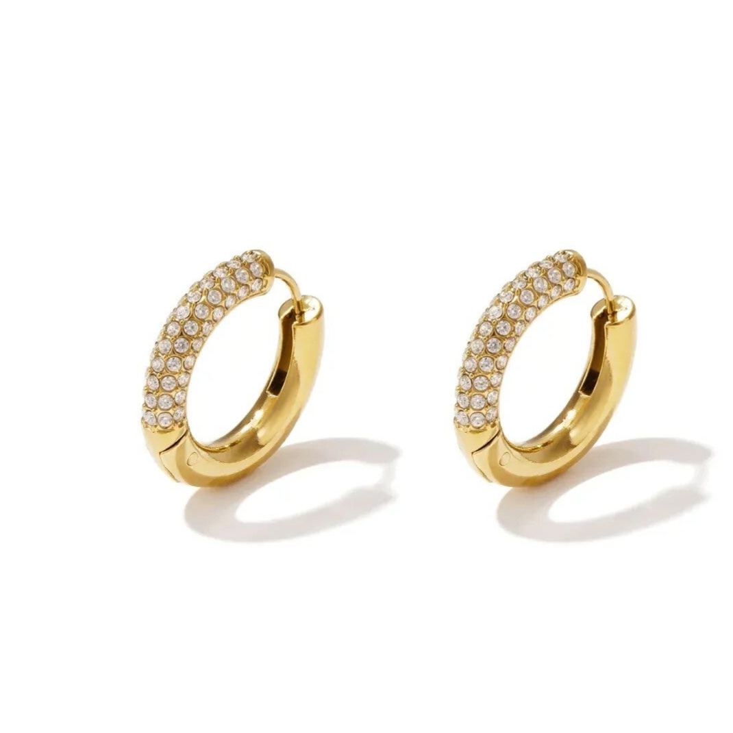 Oorbellen Ring Zirkoon