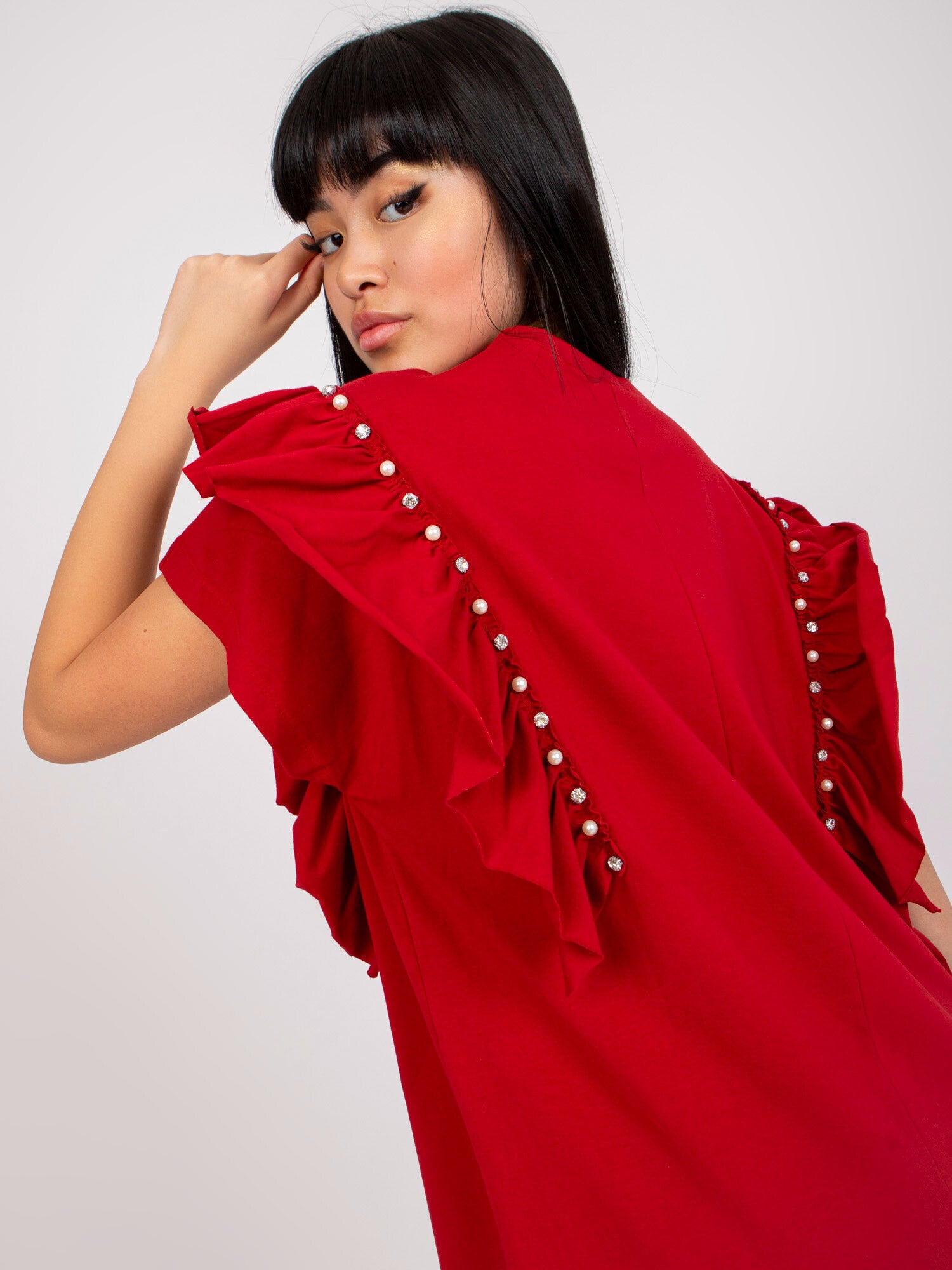 Ruffle Mini Dress