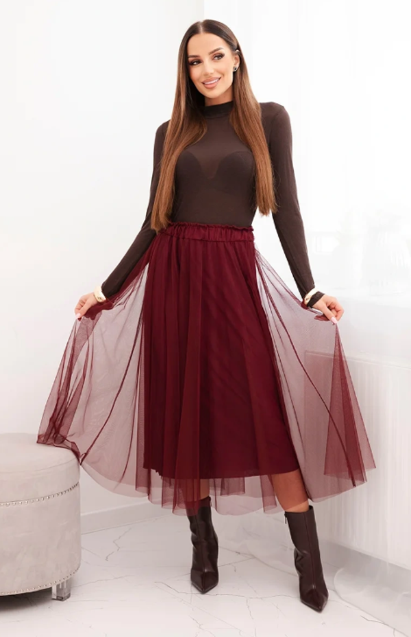 Midi Tulle Skirt