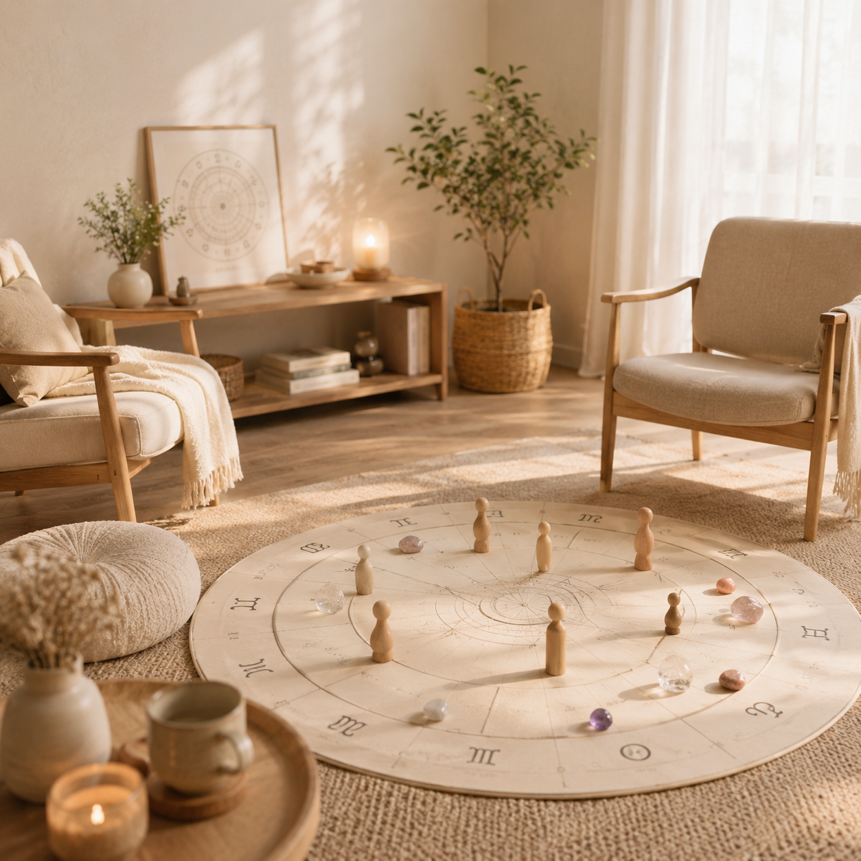 Systemische Astrologie auf dem Horoskopteppich
