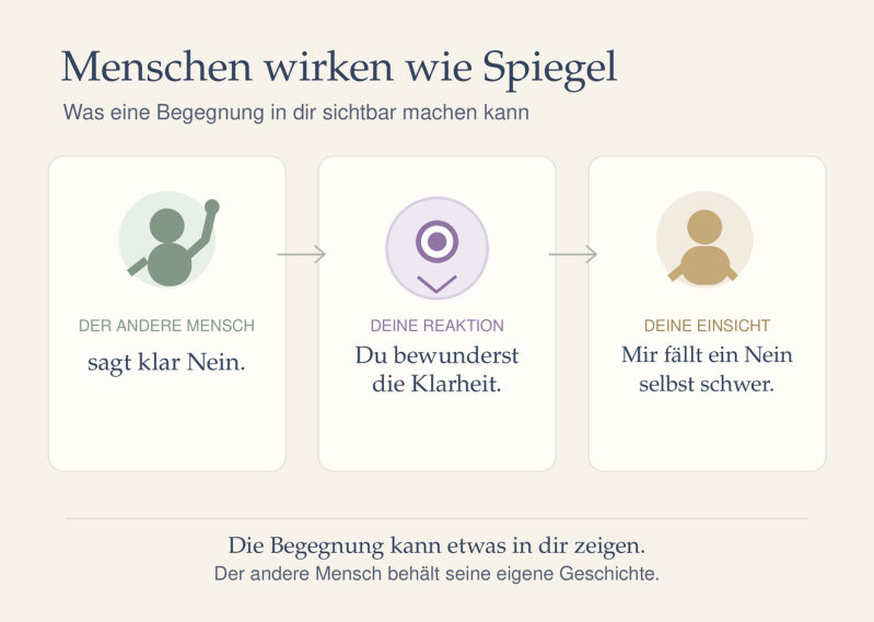 Menschen wirken wie Spiegel