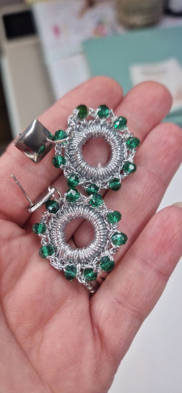 Elena Handgemachte  Ohringen- Elena Handmade earrings