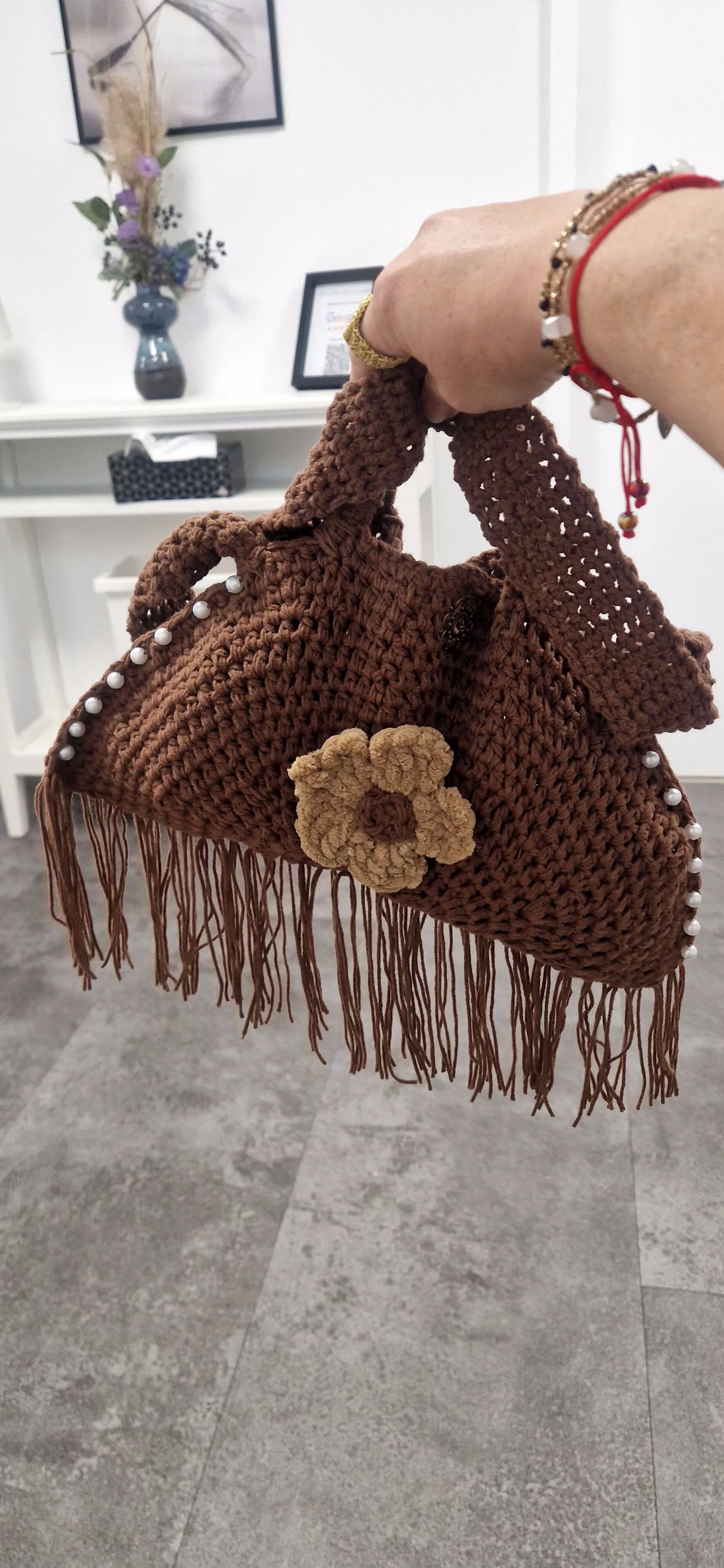 Livia – Handgehäkelte Tasche   Livia – Handmade Crochet Bag